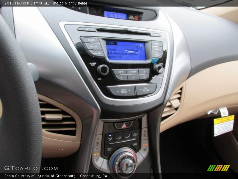 Indigo Night / Beige 2013 Hyundai Elantra GLS