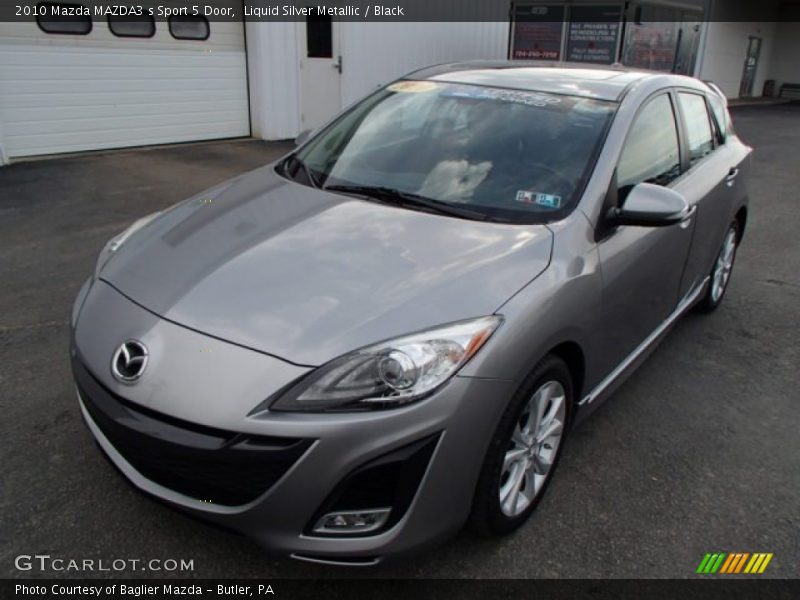 Liquid Silver Metallic / Black 2010 Mazda MAZDA3 s Sport 5 Door