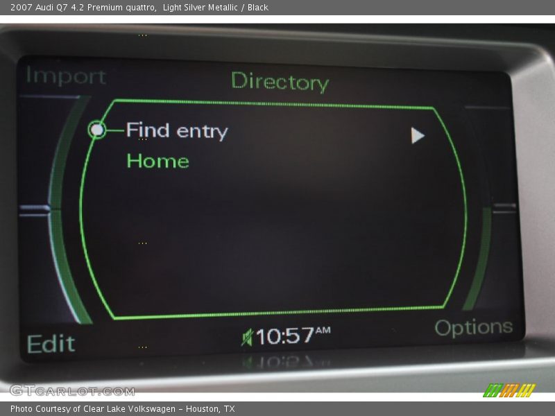 Light Silver Metallic / Black 2007 Audi Q7 4.2 Premium quattro