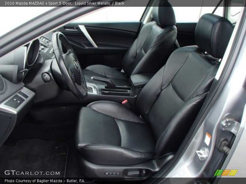 Liquid Silver Metallic / Black 2010 Mazda MAZDA3 s Sport 5 Door