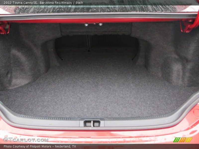 Barcelona Red Metallic / Black 2012 Toyota Camry SE