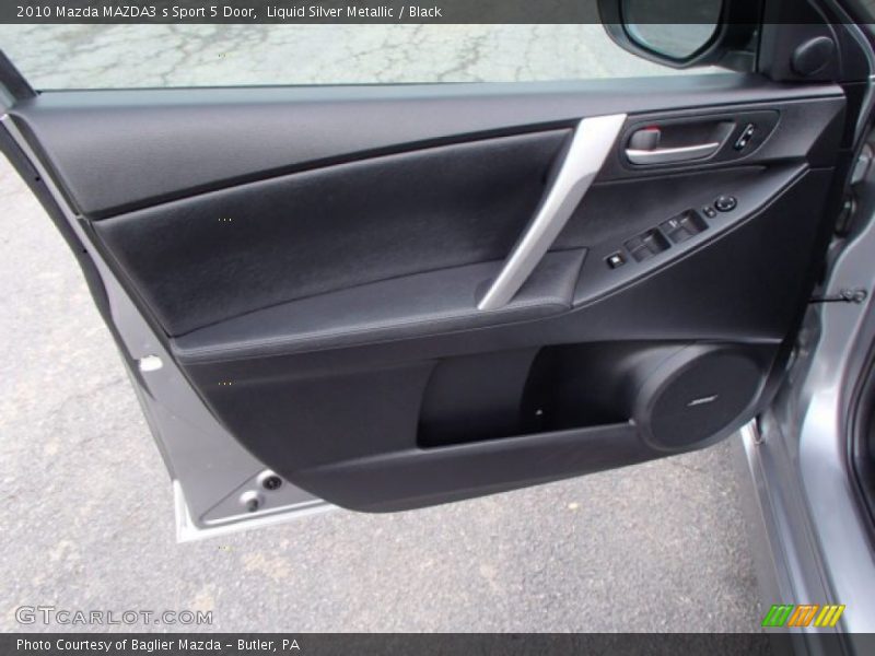 Liquid Silver Metallic / Black 2010 Mazda MAZDA3 s Sport 5 Door
