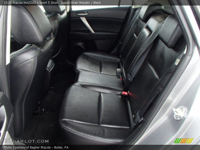 Liquid Silver Metallic / Black 2010 Mazda MAZDA3 s Sport 5 Door