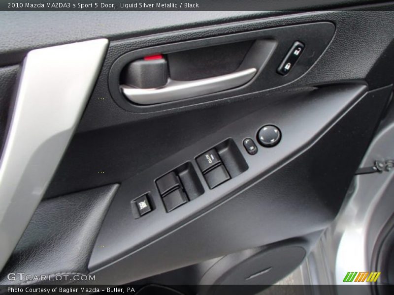 Liquid Silver Metallic / Black 2010 Mazda MAZDA3 s Sport 5 Door