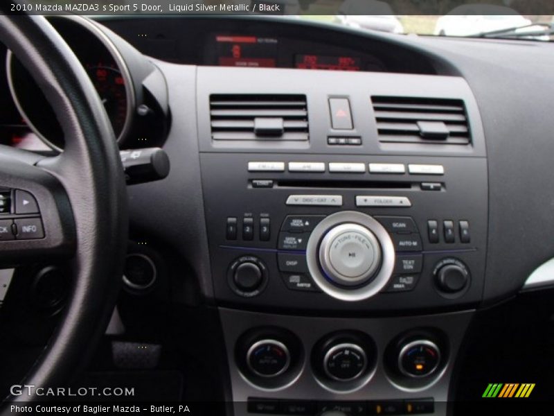 Liquid Silver Metallic / Black 2010 Mazda MAZDA3 s Sport 5 Door