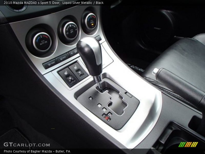 Liquid Silver Metallic / Black 2010 Mazda MAZDA3 s Sport 5 Door
