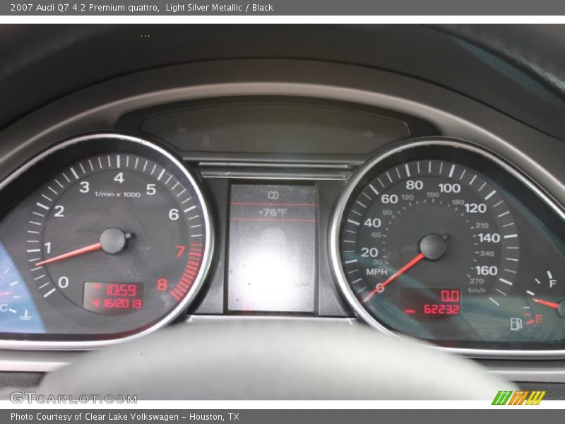 Light Silver Metallic / Black 2007 Audi Q7 4.2 Premium quattro