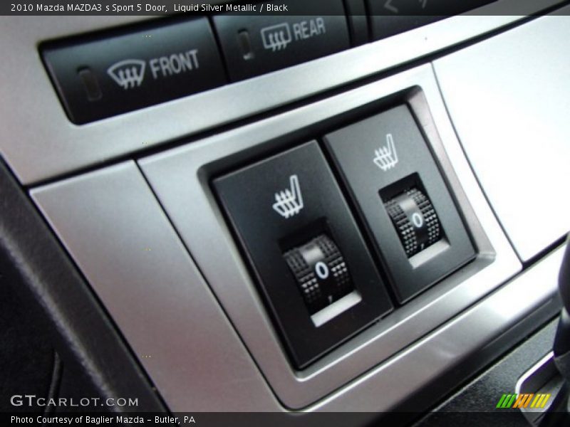 Liquid Silver Metallic / Black 2010 Mazda MAZDA3 s Sport 5 Door