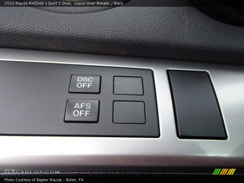 Liquid Silver Metallic / Black 2010 Mazda MAZDA3 s Sport 5 Door
