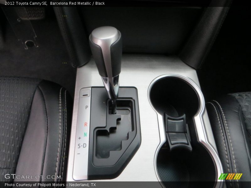 Barcelona Red Metallic / Black 2012 Toyota Camry SE