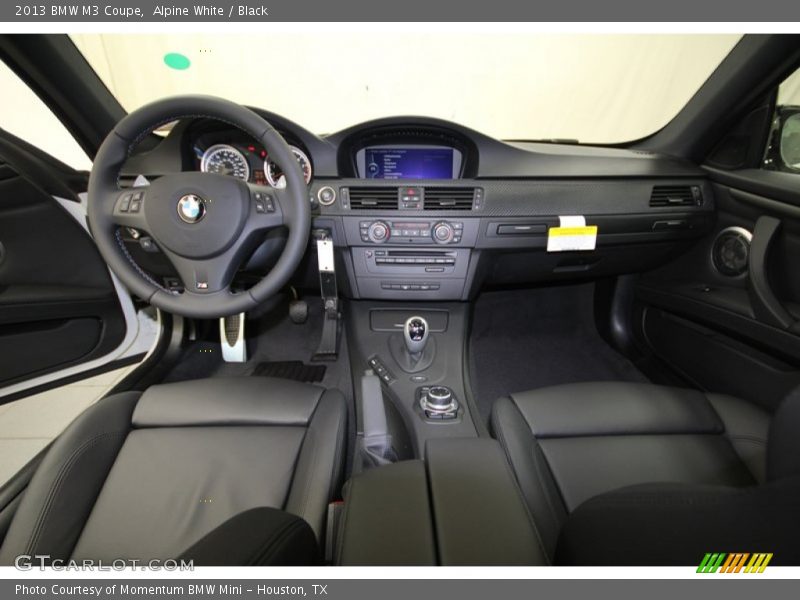 Alpine White / Black 2013 BMW M3 Coupe