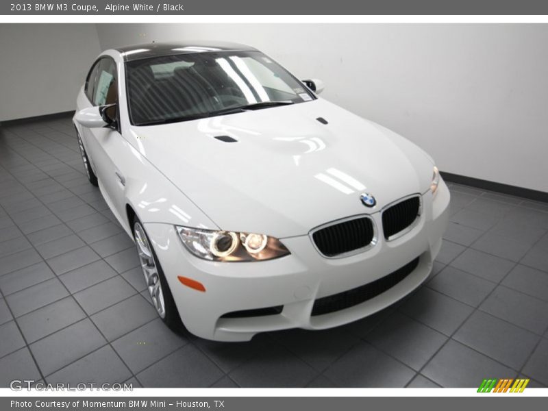 Alpine White / Black 2013 BMW M3 Coupe