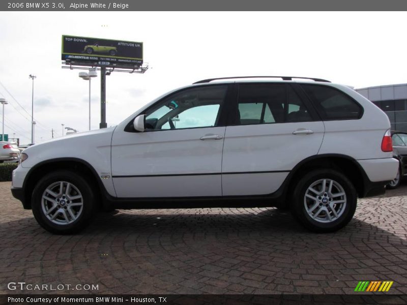 Alpine White / Beige 2006 BMW X5 3.0i