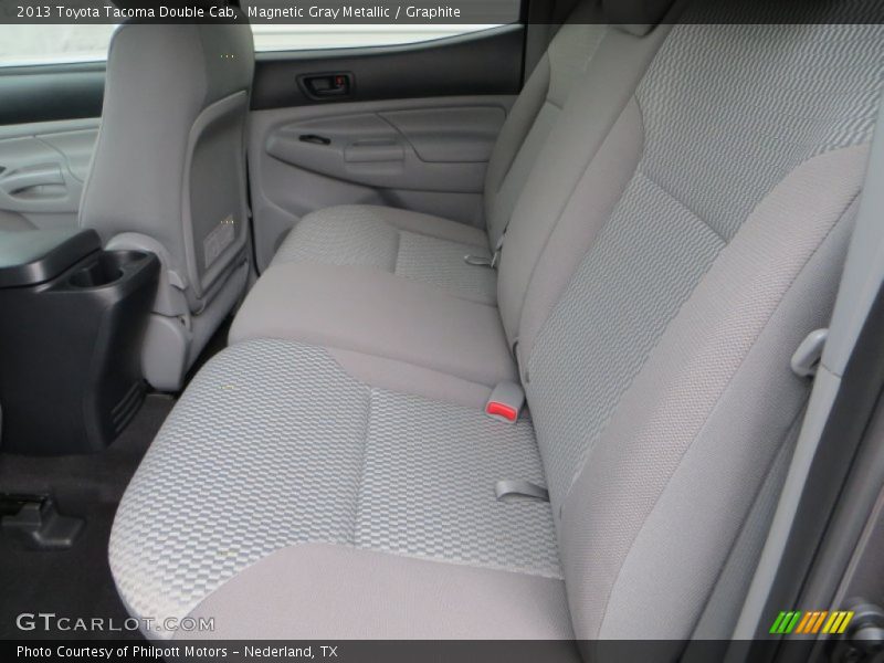 Rear Seat of 2013 Tacoma Double Cab