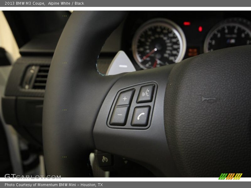 Alpine White / Black 2013 BMW M3 Coupe