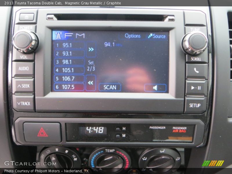 Audio System of 2013 Tacoma Double Cab