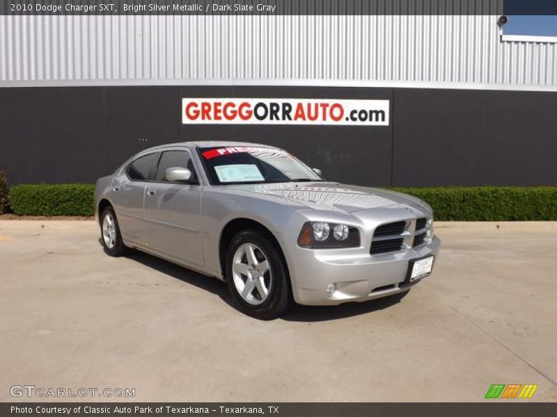 Bright Silver Metallic / Dark Slate Gray 2010 Dodge Charger SXT