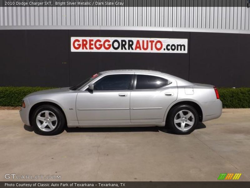Bright Silver Metallic / Dark Slate Gray 2010 Dodge Charger SXT