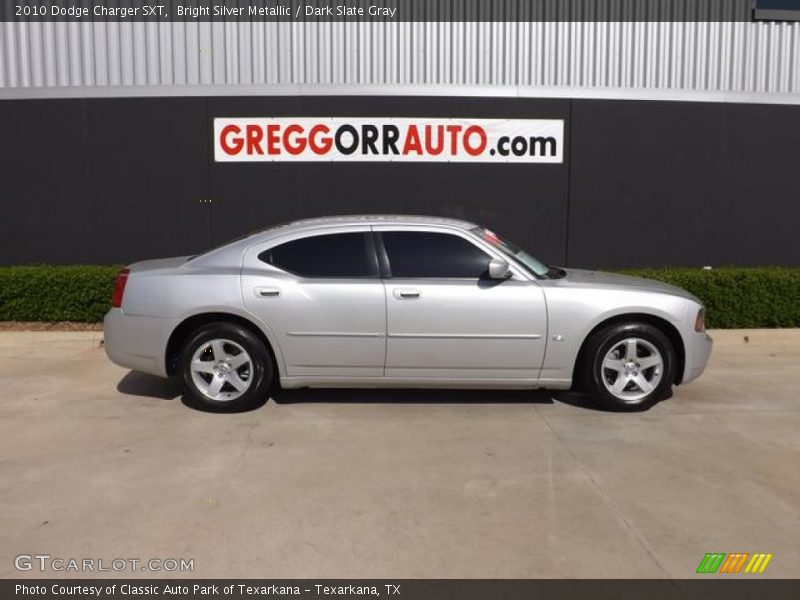 Bright Silver Metallic / Dark Slate Gray 2010 Dodge Charger SXT