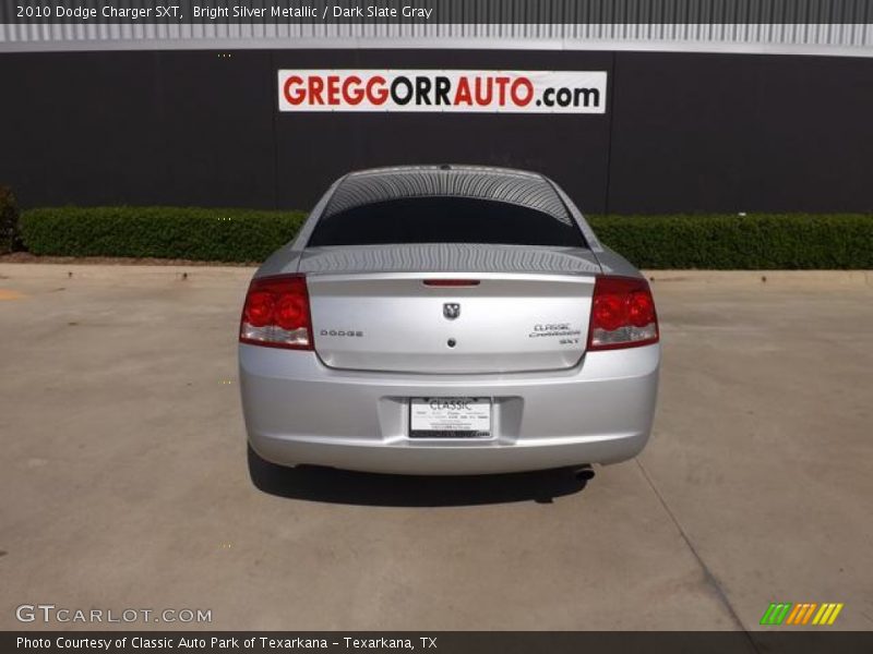 Bright Silver Metallic / Dark Slate Gray 2010 Dodge Charger SXT