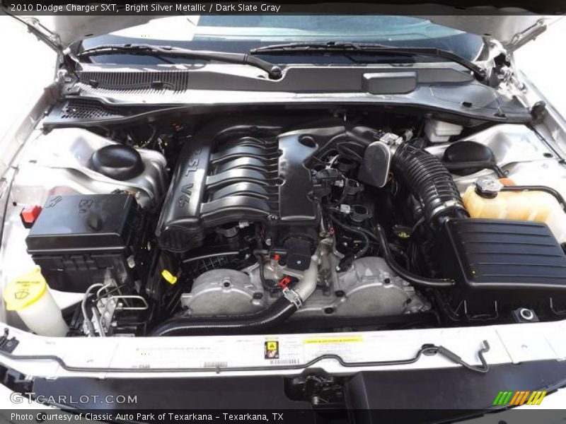 Bright Silver Metallic / Dark Slate Gray 2010 Dodge Charger SXT