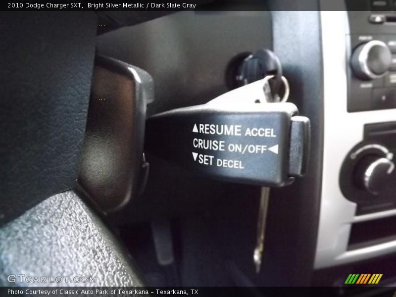 Bright Silver Metallic / Dark Slate Gray 2010 Dodge Charger SXT