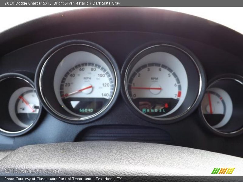 Bright Silver Metallic / Dark Slate Gray 2010 Dodge Charger SXT