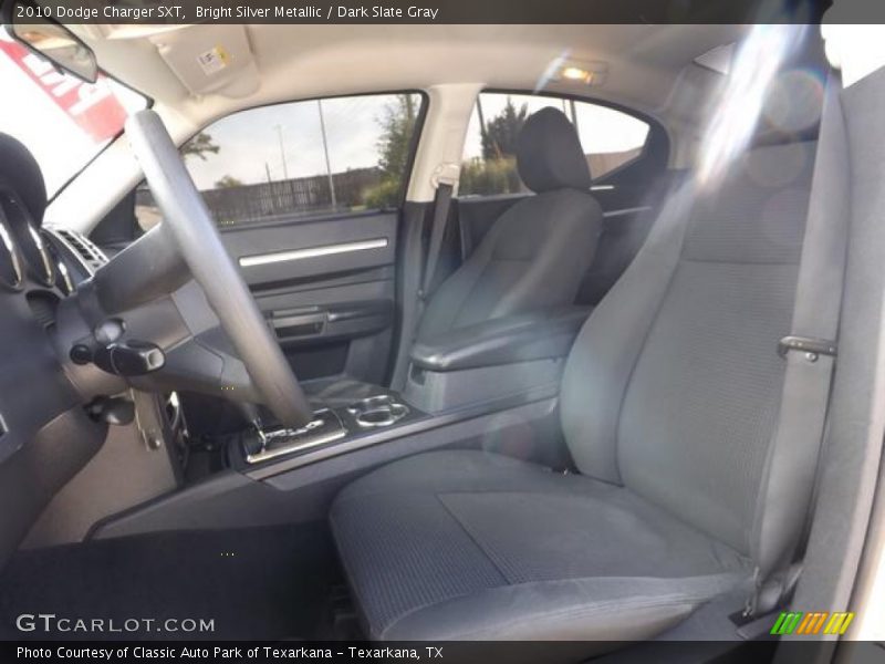 Bright Silver Metallic / Dark Slate Gray 2010 Dodge Charger SXT