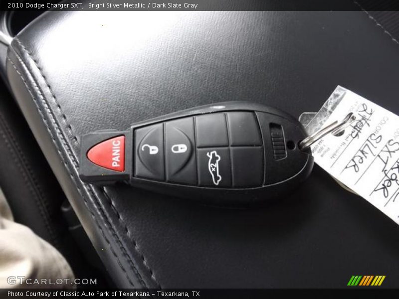 Bright Silver Metallic / Dark Slate Gray 2010 Dodge Charger SXT