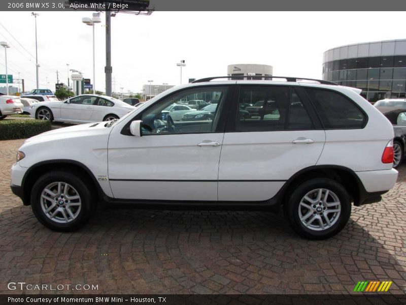 Alpine White / Beige 2006 BMW X5 3.0i
