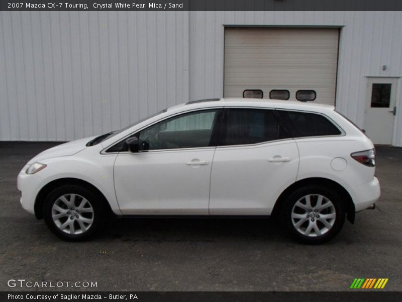 Crystal White Pearl Mica / Sand 2007 Mazda CX-7 Touring
