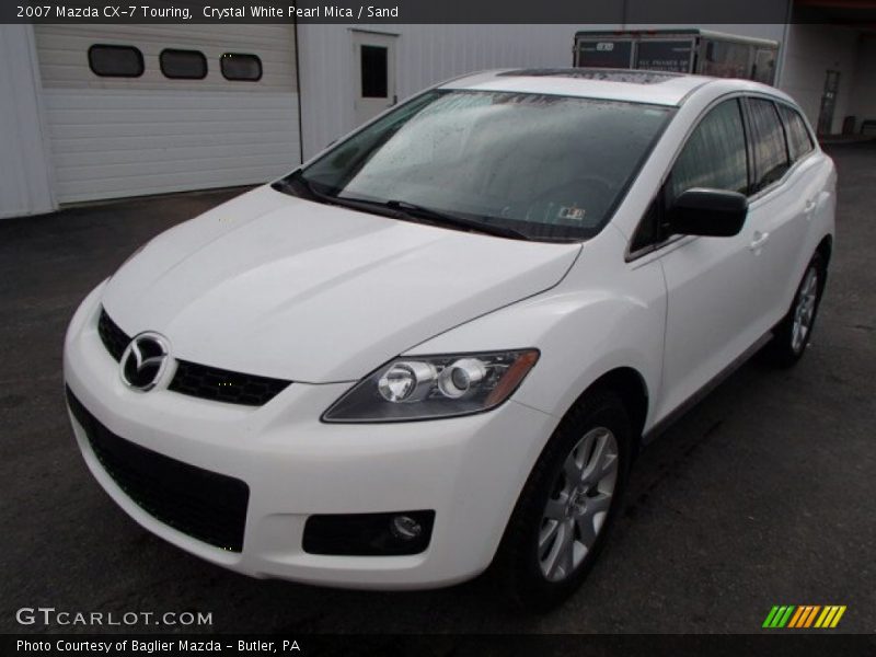 Crystal White Pearl Mica / Sand 2007 Mazda CX-7 Touring
