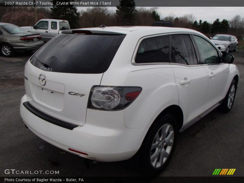 Crystal White Pearl Mica / Sand 2007 Mazda CX-7 Touring