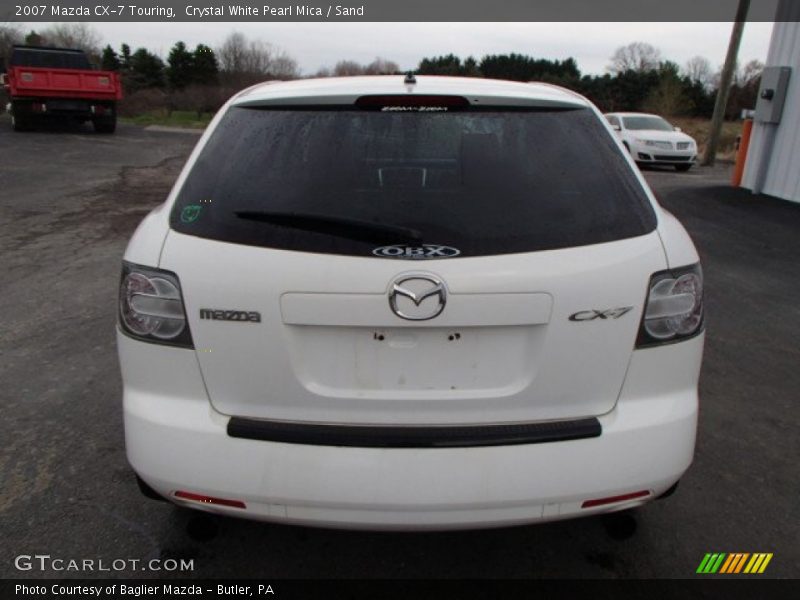 Crystal White Pearl Mica / Sand 2007 Mazda CX-7 Touring