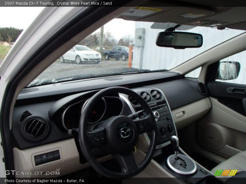 Crystal White Pearl Mica / Sand 2007 Mazda CX-7 Touring