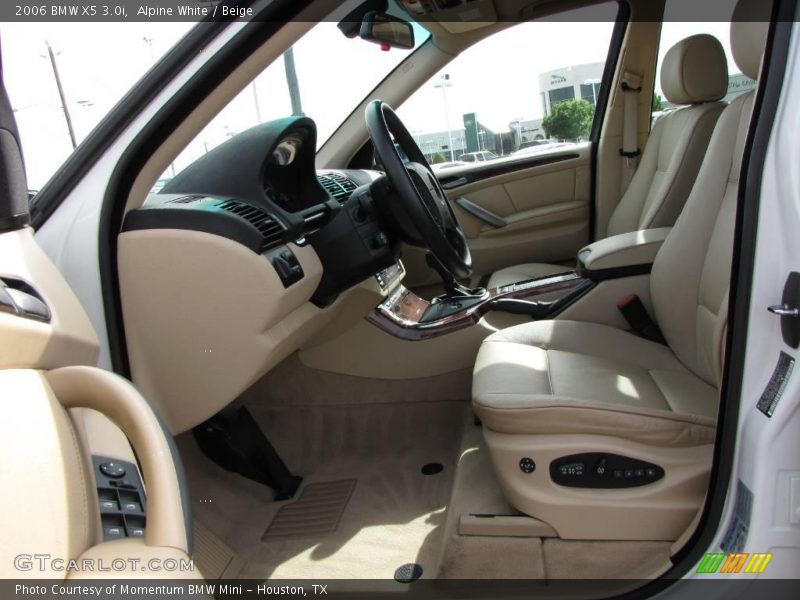 Alpine White / Beige 2006 BMW X5 3.0i