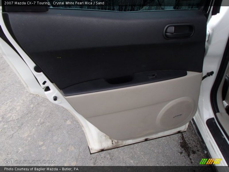 Crystal White Pearl Mica / Sand 2007 Mazda CX-7 Touring