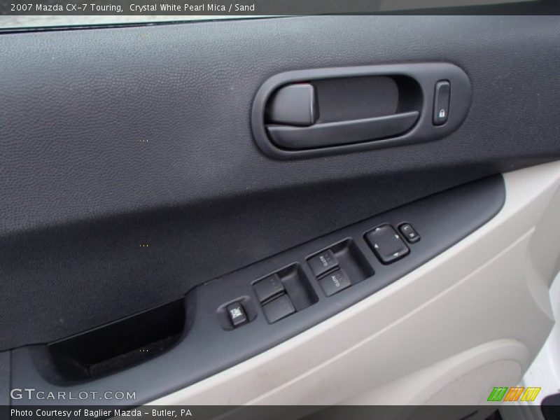 Crystal White Pearl Mica / Sand 2007 Mazda CX-7 Touring