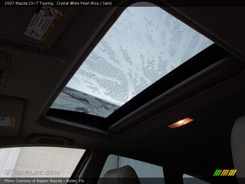 Crystal White Pearl Mica / Sand 2007 Mazda CX-7 Touring