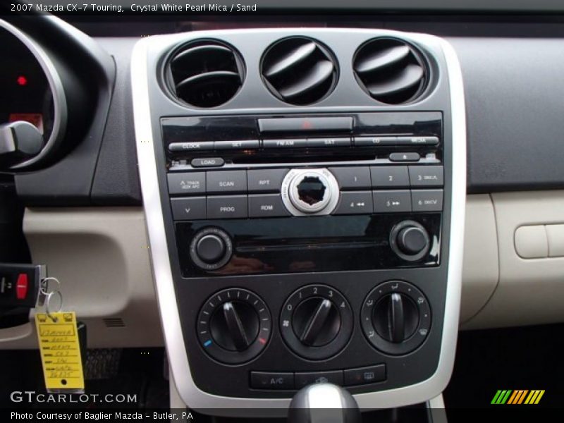 Crystal White Pearl Mica / Sand 2007 Mazda CX-7 Touring