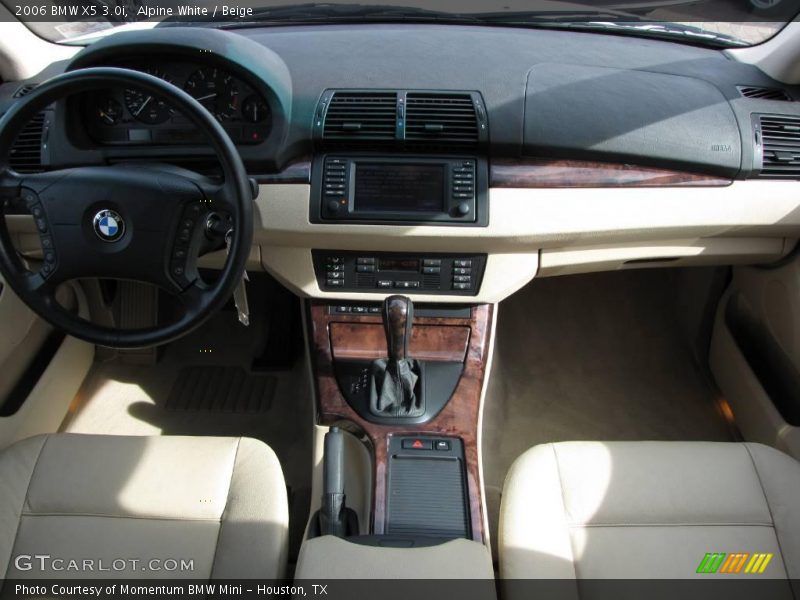 Alpine White / Beige 2006 BMW X5 3.0i