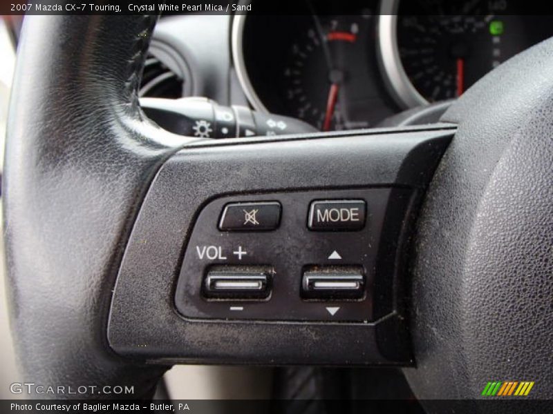 Crystal White Pearl Mica / Sand 2007 Mazda CX-7 Touring