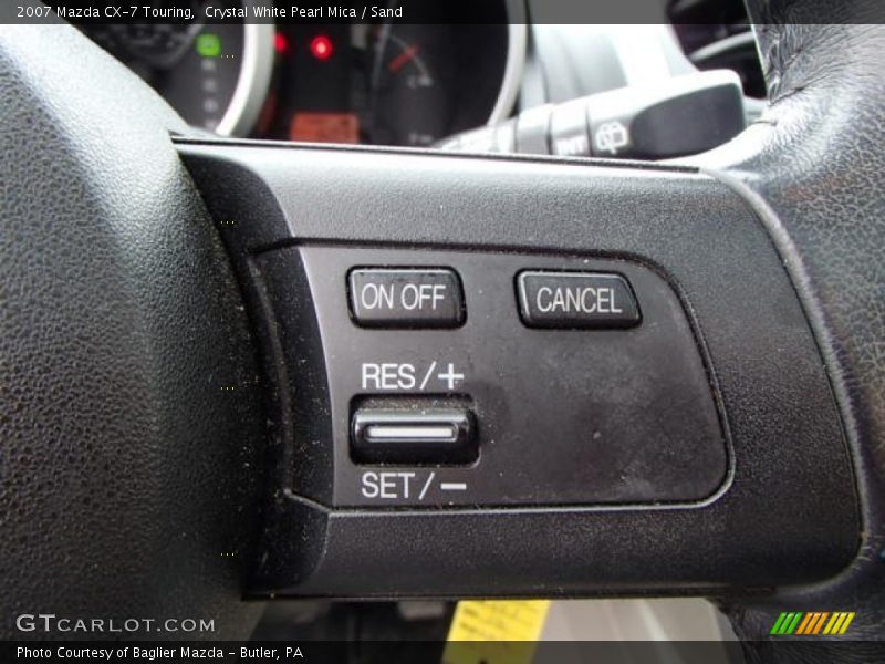 Crystal White Pearl Mica / Sand 2007 Mazda CX-7 Touring