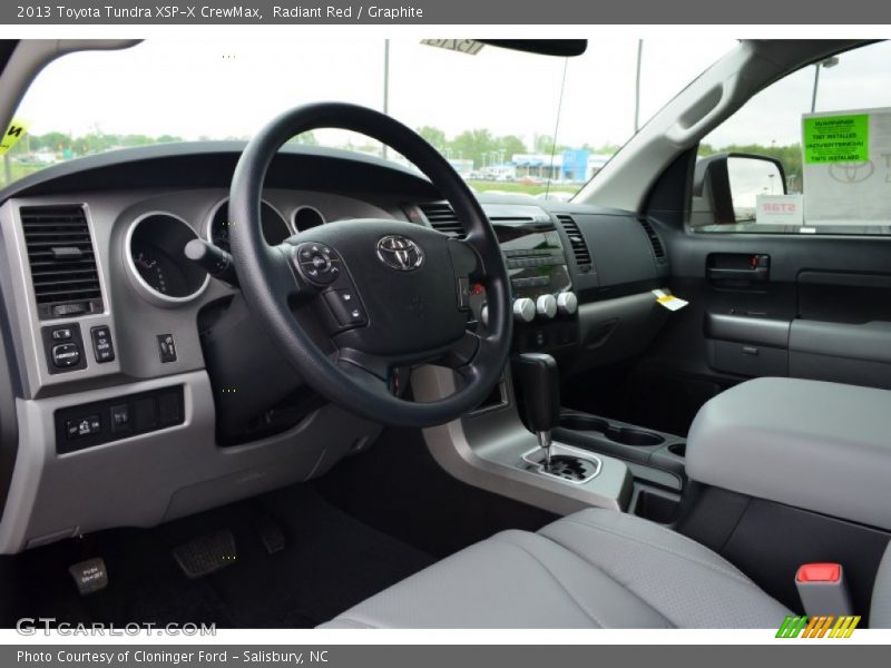  2013 Tundra XSP-X CrewMax Graphite Interior