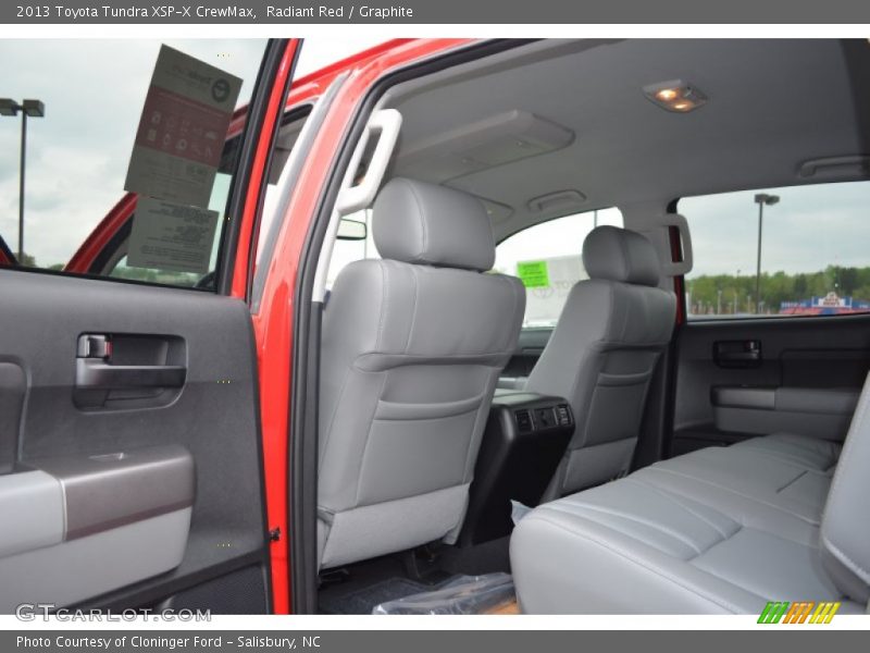 Rear Seat of 2013 Tundra XSP-X CrewMax