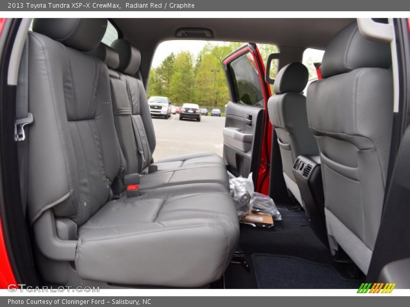Rear Seat of 2013 Tundra XSP-X CrewMax