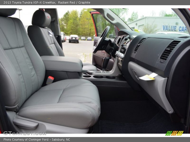 Front Seat of 2013 Tundra XSP-X CrewMax