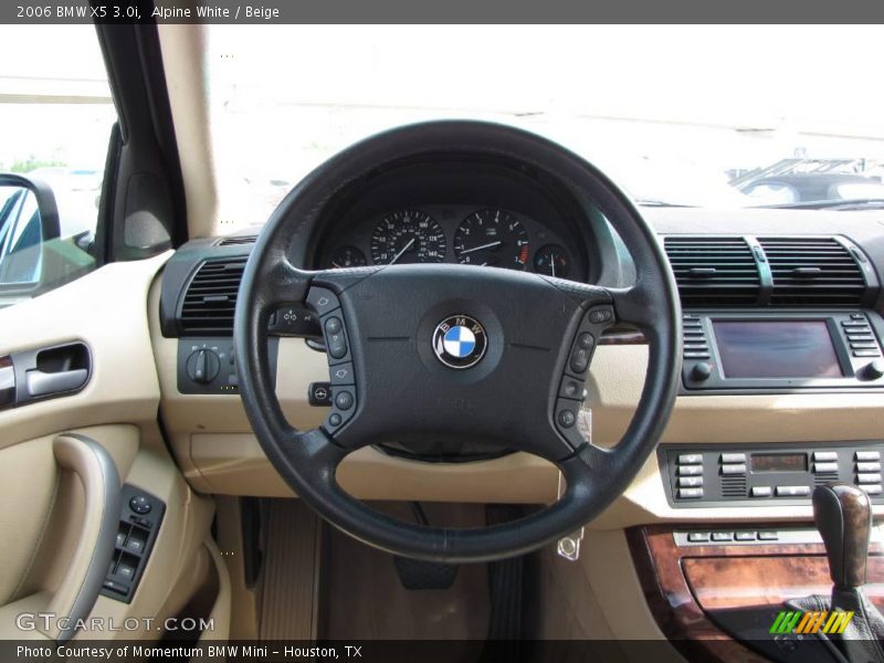 Alpine White / Beige 2006 BMW X5 3.0i