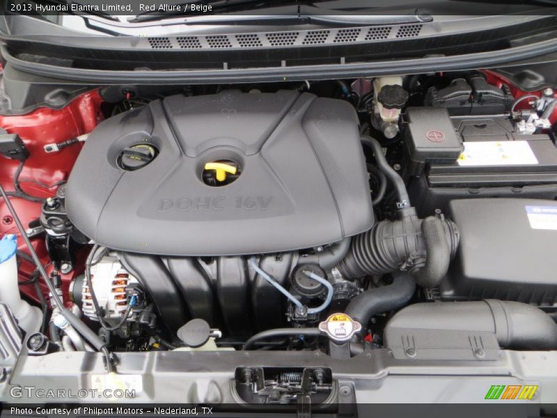 Red Allure / Beige 2013 Hyundai Elantra Limited