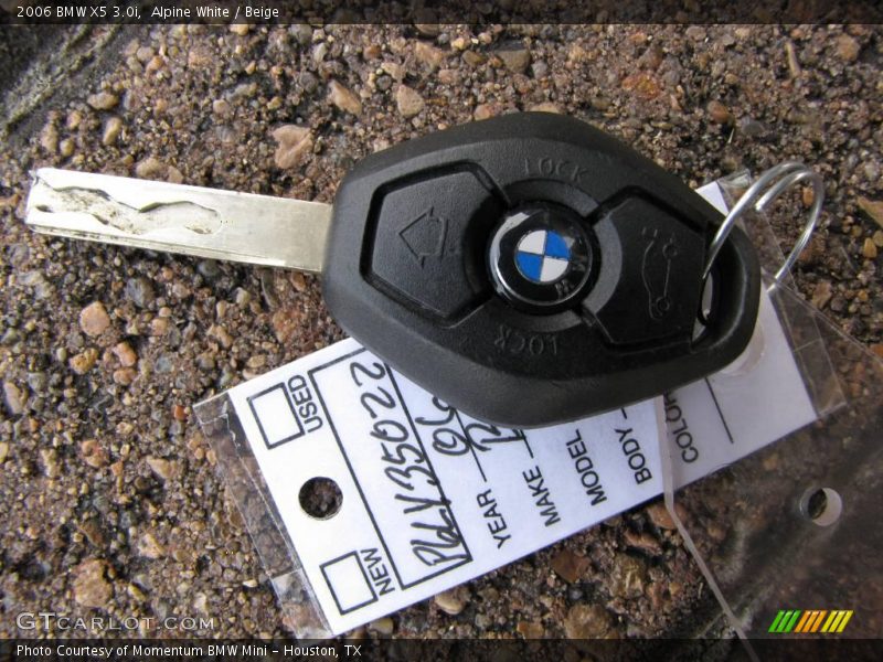 Alpine White / Beige 2006 BMW X5 3.0i